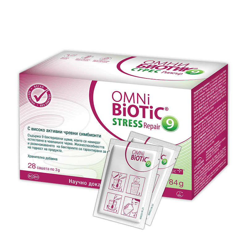 ОМНИ БИОТИК STRESS REPAIR САШЕТИ 3Г. Х 28