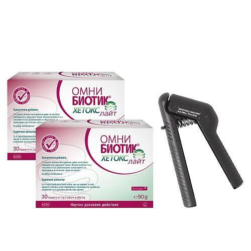2 БР. ОМНИ-БИОТИК® XETOKC ЛАЙТ + ПОДАРЪК УРЕД ЗА ПРЕДМИШНИЦА